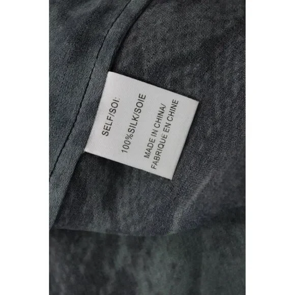 Haute Hippie Women Bohemian Silk Collared Sleeveless Button Blouse Size L - Picture 5 of 7